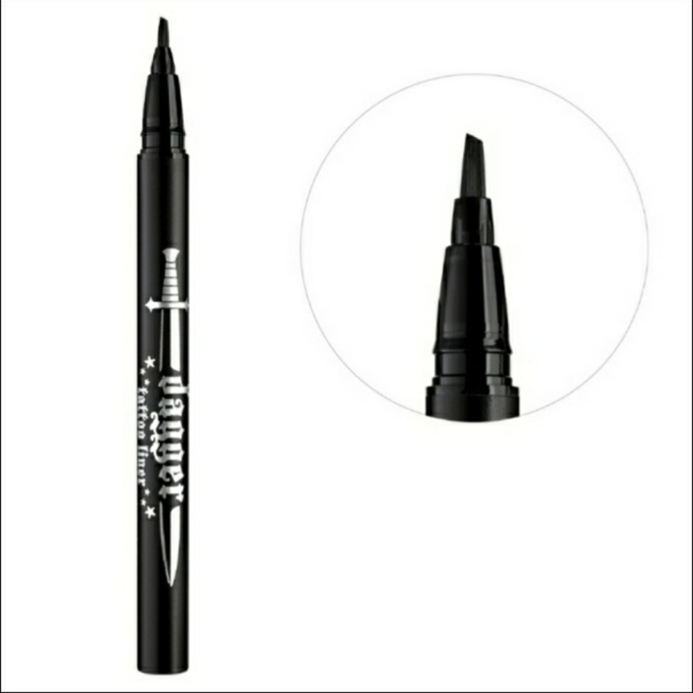 Kat von d Dagger tattoo liquid liner